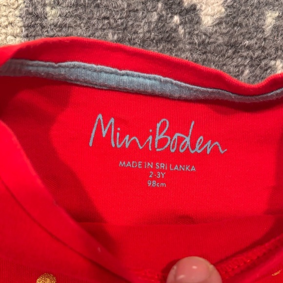 Set of 3 MINI BODEN Kids' Polka Dot Dresses And Gold Foil Spot/Star print - Picture 3 of 8